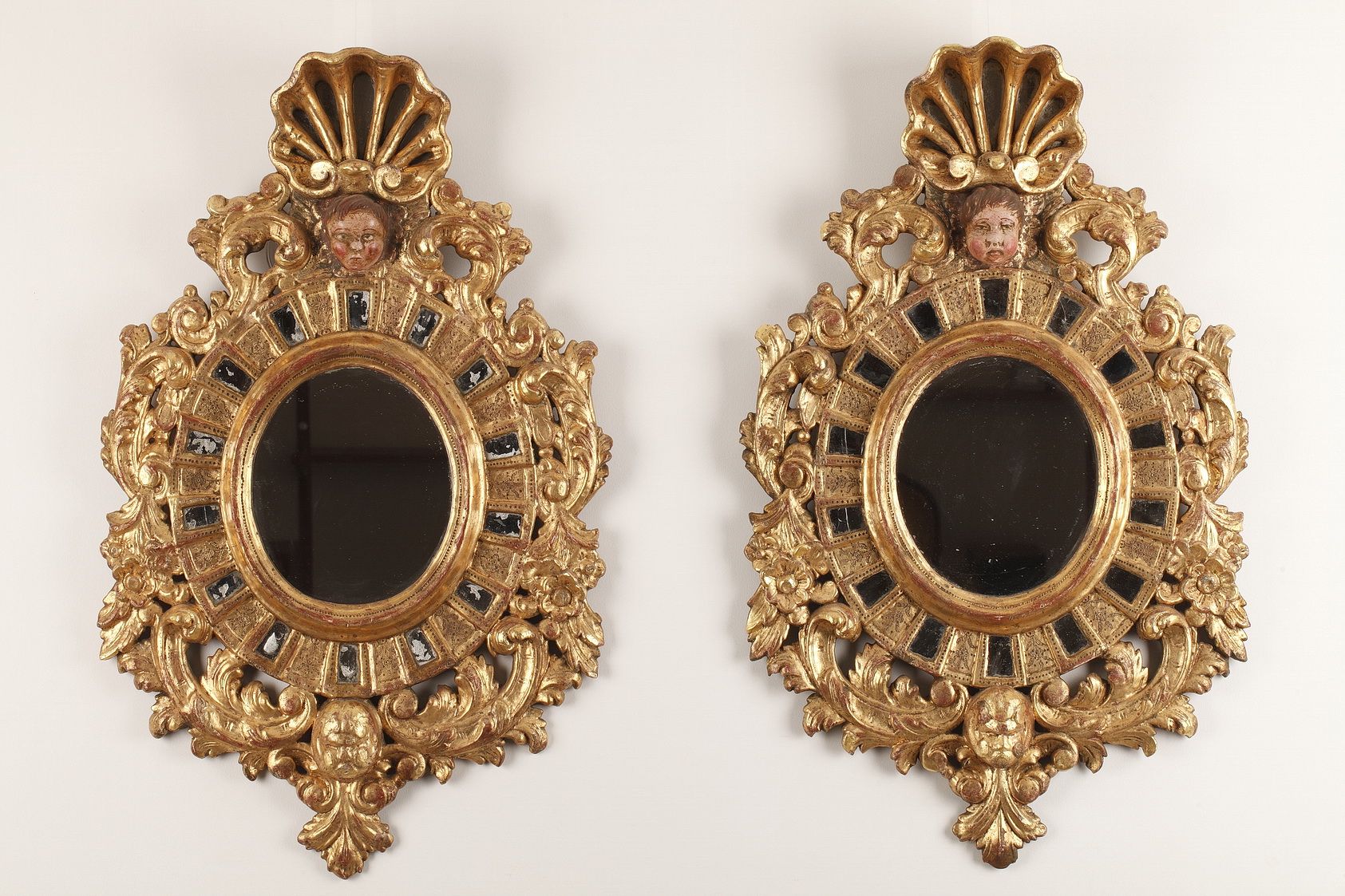 Venetian-style mirrors